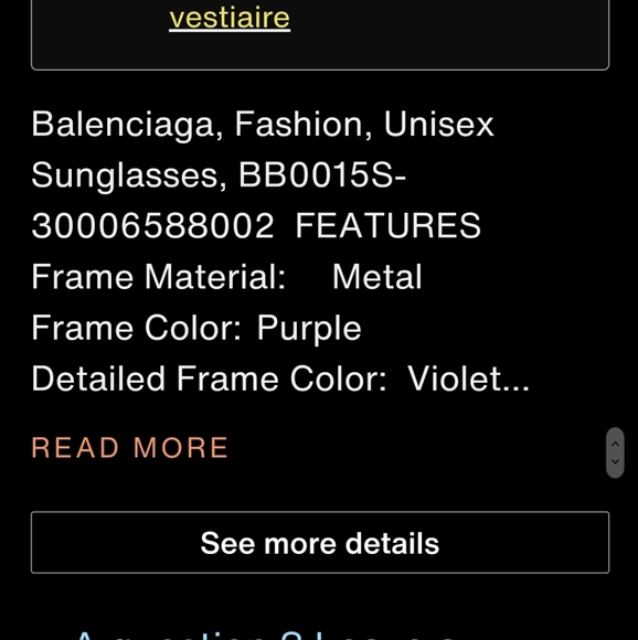 Balenciaga sunglasses 👓 %100 authentic 😎 - Picture 7 of 13